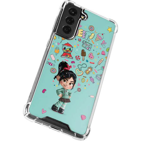 Disney Wreck-it Ralph Vanellope Sugar Icons Galaxy S21 FE Clear Case